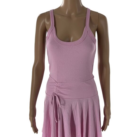 Anthropologie Daily Practice Pink Half Pipe Mini Dress - Picture 4 of 11